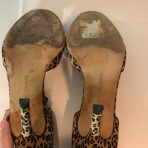 Manolo Blahnik leopard sandals - Picture 6 of 6